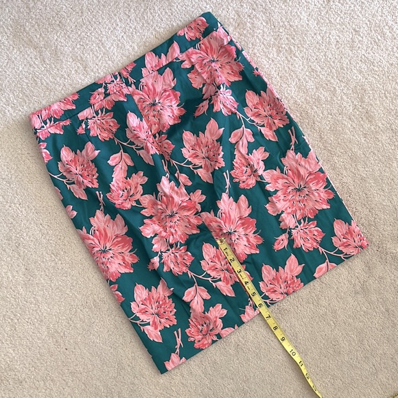 J. Crew Floral Print Pencil Skirt - Picture 8 of 11